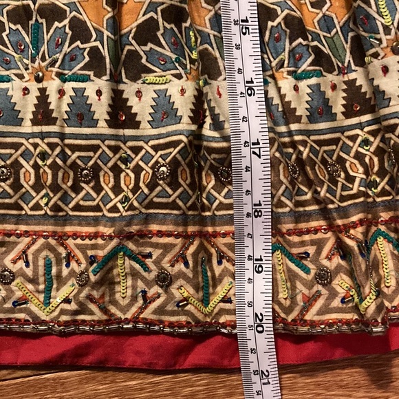 Anthropologie Tanvi Kedia Rotational Symmetry Skirt - Picture 8 of 9